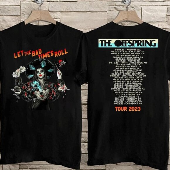 The Offspring Sum 41 2024 Tour Shirt 2 Sided Punk Rock Band Fan Gift T-Shirt 05 - Picture 1 of 6